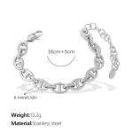 color: SL459S Silver Bracelet