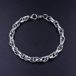 color: 5mm Twist Chain Lobster Clasp / size: 18cm Bracelet