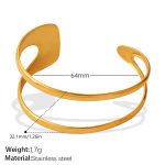 color: SZ343G Gold Bangle