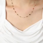 color: P379-Gold Necklace -40+5cm