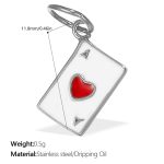 color: PJ514RDS Red Enamel Gold Pendant