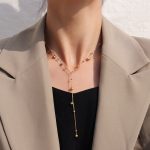 color: P794-Gold Necklace 40+5cm