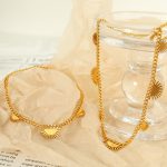 Unique Personality Hip Hop Radiant Semicircle Sun Pendant Stitching Cuban Link Chain Design Stainless Steel Necklace