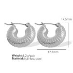 color: EH252 Silver Earrings