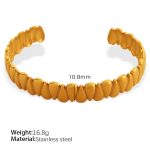 color: SZ148 Adjustable Gold Bangle