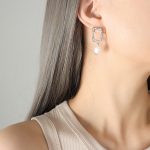 color: F362-Steel Color Earrings