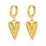 color: 2.0*8 Hammered Heart Gold MS-676
