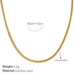 color: XL569G1.3MM Snake Bone Chain