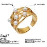 color: A463-Gold Ring -Size 7