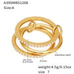 color: A395-Gold Ring A Style
