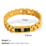 color: SL63 Colorful Stone Gold Bracelet
