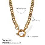 color: XL753G Gold Necklace