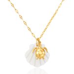 color: Turtle Plus Shell Necklace -12