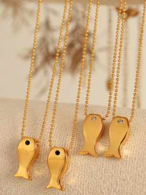 French Romantic Design Necklace Inlaid Diamond Advanced Clavicle Chain Commuter Essential