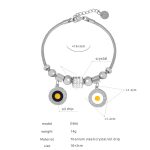 color: E466-Steel Color Bracelet