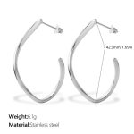 color: EH1314S Silver Earrings