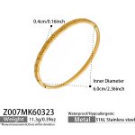 color: Z007-Gold Bangle