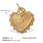color: PJ239G Single-sided Solid Pendant
