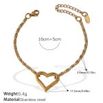 color: SL207G Gold Bracelet