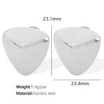 color: EH480 Silver Earrings