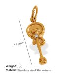 color: PJ68WEG Gold Pendant