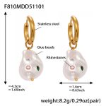 color: F810-Gold Earrings