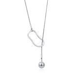 color: C-021 Steel Color Necklace