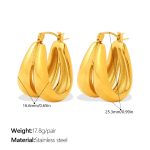 color: EH1323G Gold Earrings