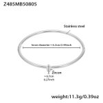 color: Z485-Steel Color Bangle