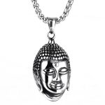 color: Buddha Head + Stainless Steel Chain