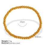 color: SL60G4 Gold Bracelet