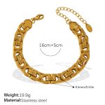 color: SL411G Gold Bracelet