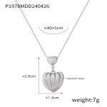 color: P1978-Steel Color Necklace
