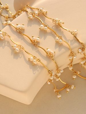 French Gentle Natural Freshwater Pearl Necklace All-Match Small Pendant Exquisite Collar Accessories