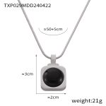 color: TXP029-Steel Color Black Agate