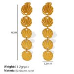 color: EH747 Gold Earrings