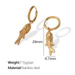 color: EH874G Gold Earrings