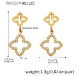 color: TXF505-Gold Earrings