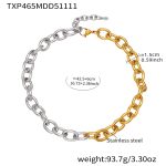 color: TXP465-Mixed Color Necklace 42+6cm