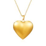 color: Size 7 Polished Heart Gold MS-528G