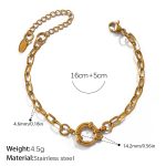 color: SL355G Gold Bracelet
