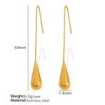 color: EH121 Gold Earrings