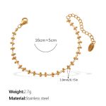 color: SL420G Gold Bracelet
