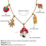 color: XL787CRG1 Multi-element Necklace
