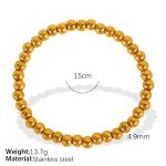 color: SL60G5 Gold Bracelet