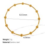 color: SZ183 Gold Bangle