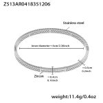 color: Z513-Steel Color Bangle