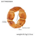 color: E677-Brown Bracelet 60mm