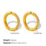 color: EH202WEGS Gold Small Ear Clip