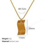 color: XL317 Gold Necklace